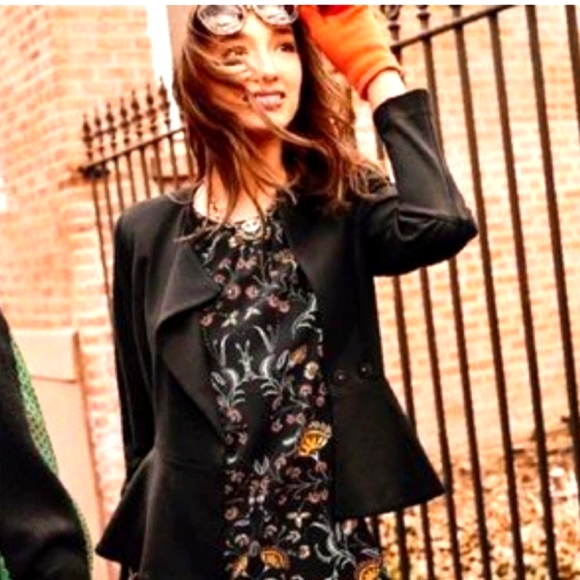 Cabi black peplum agency blazer size 2 nwot new 3549 - Picture 3 of 7